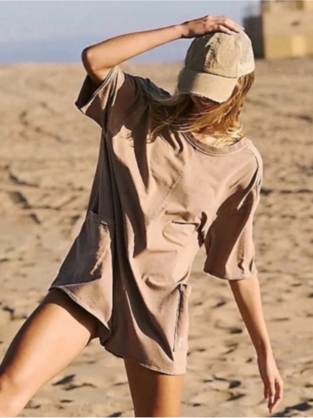 Free People Hot Shot Tee Romper